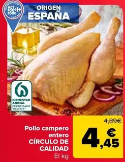 Círculo De Calidad - Pollo Campero Entero 
