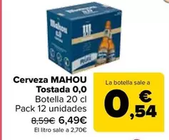 Mahou - Cerveza Tostada 00