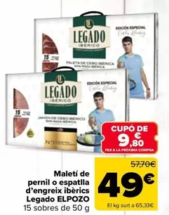 Legado ElPozo - Maleti De Pernil O Espatlla D'engreix Ibèrics