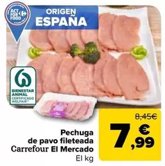 carrefour - Pechuga De Pavo Fileteada El Mercado