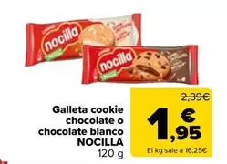 Nocilla - Galleta Cookie Chocolate O Chocolate Blanco