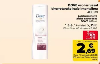 Dove - Oso Larryazal Lehorretarako Lozio Intentisola