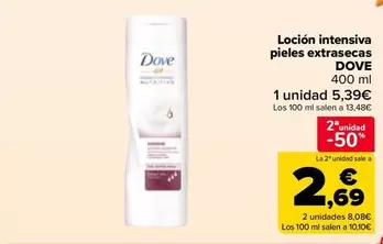 Dove - Locion Intensiva Pieles Extrasecas