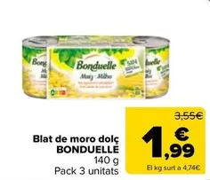Bonduelle - Blat De Moro Dolc