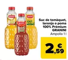 Granini - Suc De Tomaquet, Taronja O Poma 100% Premium