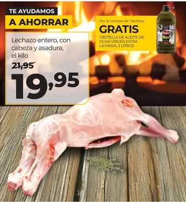 Lechazo Entero, Con Cabeza Y Asadura