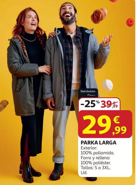 inextenso - Parka Larga