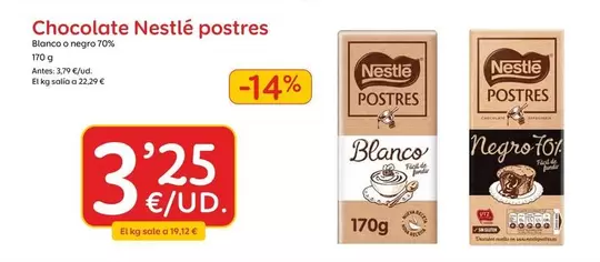 Nestlé - Chocolate Postres