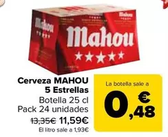 Mahou - Cerveza 5 Estrellas