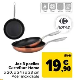 Carrefour Home - Set 3 Sartenes  