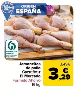 Carrefour El Mercado - Jamoncitos De Pollo