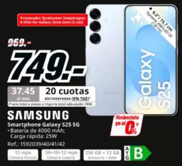 Samsung - Smartphone Galaxy S25 5g