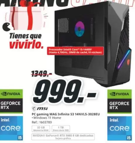 Intel - Pc Gaming Mag Tafinite S3 14NVL5-3028EU