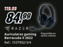 razer - Auriculares Gaming Barracuda X 2022
