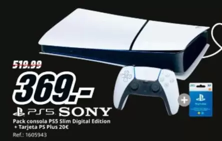 Sony - Pack Consola Ps5 Slim Digital Edition