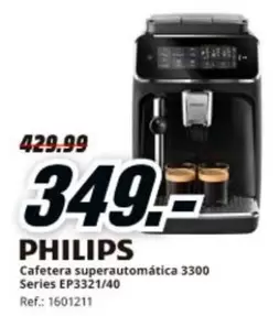 Philips - Cafetera Superautomatica 3300 Series EP332/40
