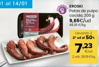 Eroski - Patas De Pulpo Cocido