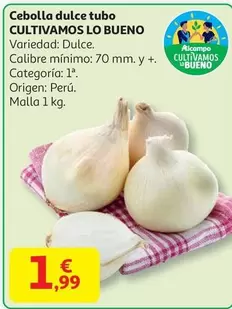 alcampo - Cebolla Dulce Tubo
