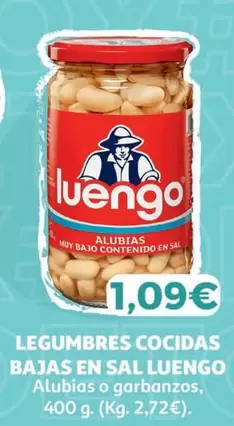 Luengo - Legumbres Cocidas Bajas En Sal