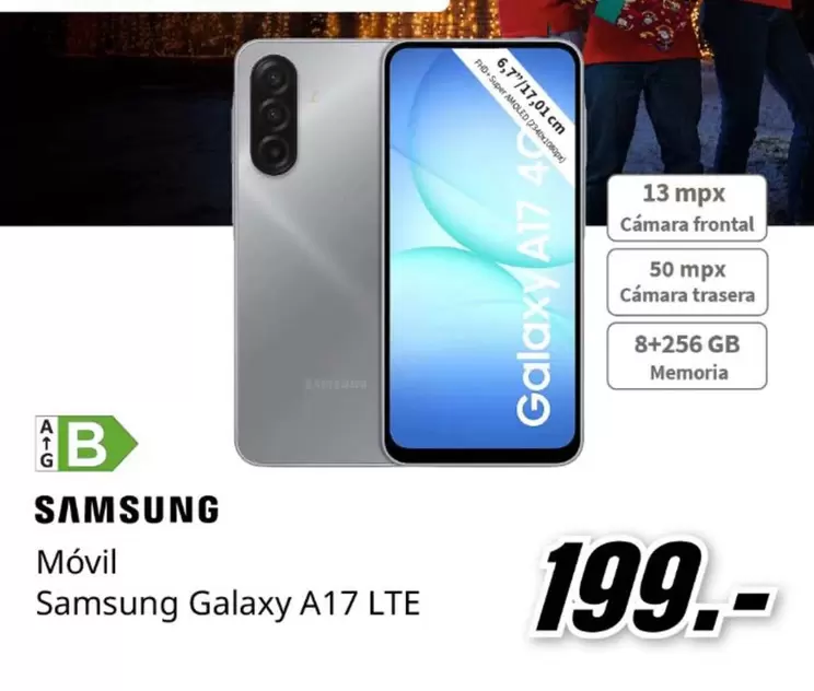Samsung -  Móvil Galaxy A17 LTE