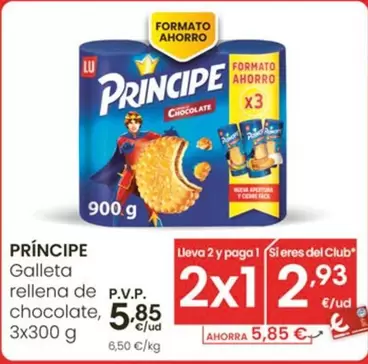 Príncipe - Galleta Rellena De Chocolate