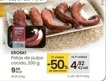 Eroski - Patas De Pulpo Cocido