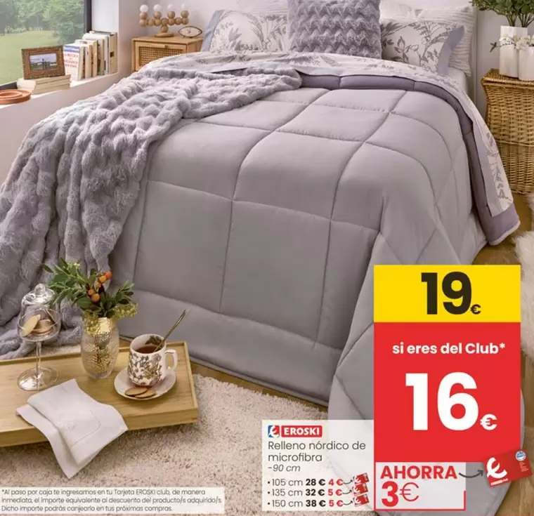 Eroski - Relleno Nórdico De Microfibra