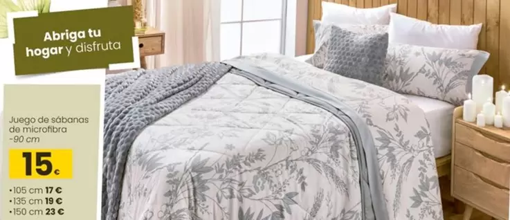 Juego De Sábanas De Microfibra