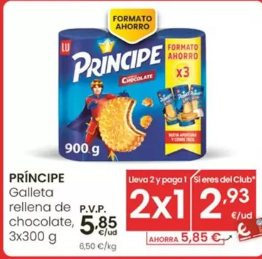 Príncipe - Galleta Rellena De Chocolate