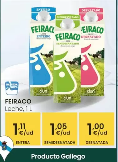 Feiraco - Leche Desnatada