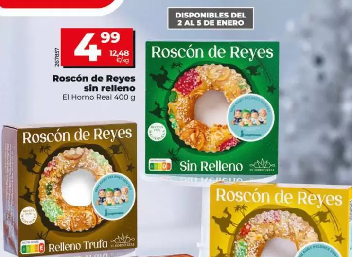 El Horno Real - Roscon De Reyes Sin Relleno