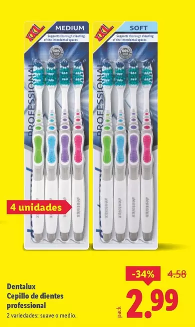 Dentalux - Cepillo De Dientes Professional