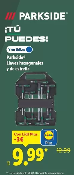Parkside - Llaves Hexagonales Y De Estrella