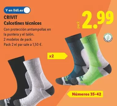 Crivit - Calcetines Tecnicos