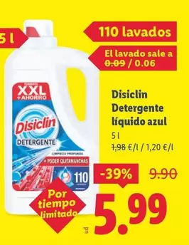 Disiclin - Detergente Líquido Azul
