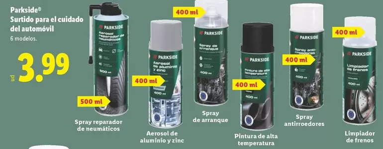 Parkside - Surtido Para El Cuidado Del Automovil