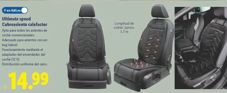 Ultimate Speed - Cubreasiento Calefactor