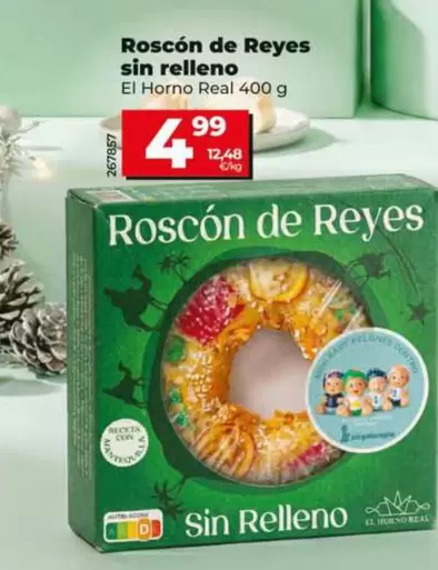 El Horno Real - Roscón De Reyes Sin Relleno