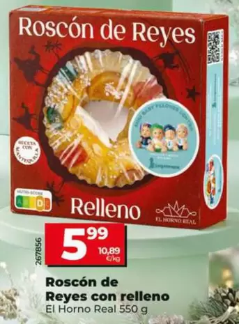 El Horno Real - Roscón De Reyes Con Relleno
