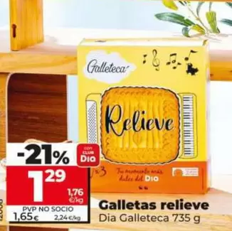 Dia Galleteca - Galletas Relieve  735 G