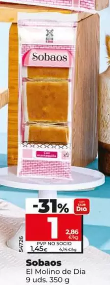El Molino De Dia - Sobaos 9 Uds. 350 G
