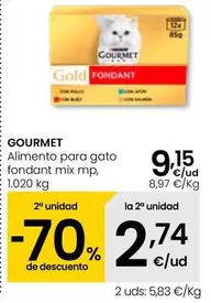 Gourmet - Alimento Para Gato Fondant Mix Mp