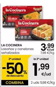 La Cocinera - Lasañas Y Canelones Señalizados