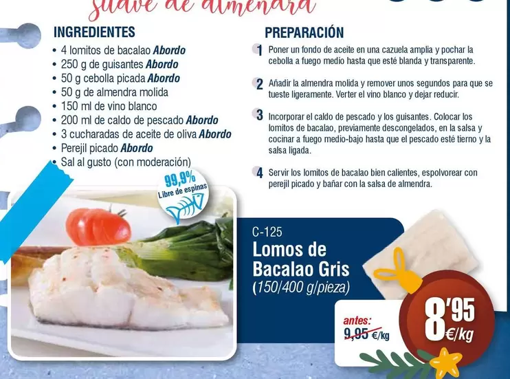 abordo - Lomos De Bacalao Gris