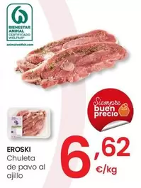 Eroski - Chuleta De Pavo Al Ajillo