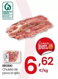 Eroski - Chuleta De Pavo Al Ajillo