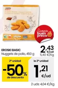 Eroski Basic - Nuggets De Pollo