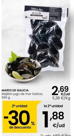 Mares De Galicia - Mejillon Jugo De Mar Galicia