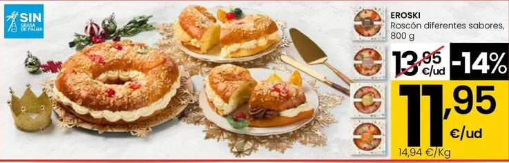 Eroski - Roscon Diferentes Sabores