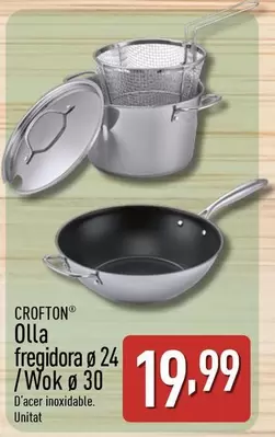 Crofton - Olla Fregidora Ø24/Wok Ø 30